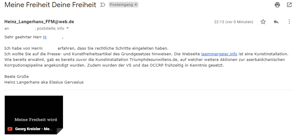 Kreisler Meine Freiheit Deine Freiheit 1
